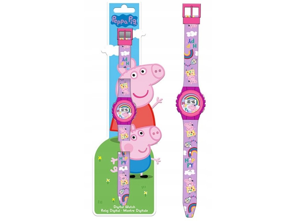 Peppa Pig digitálne hodinky