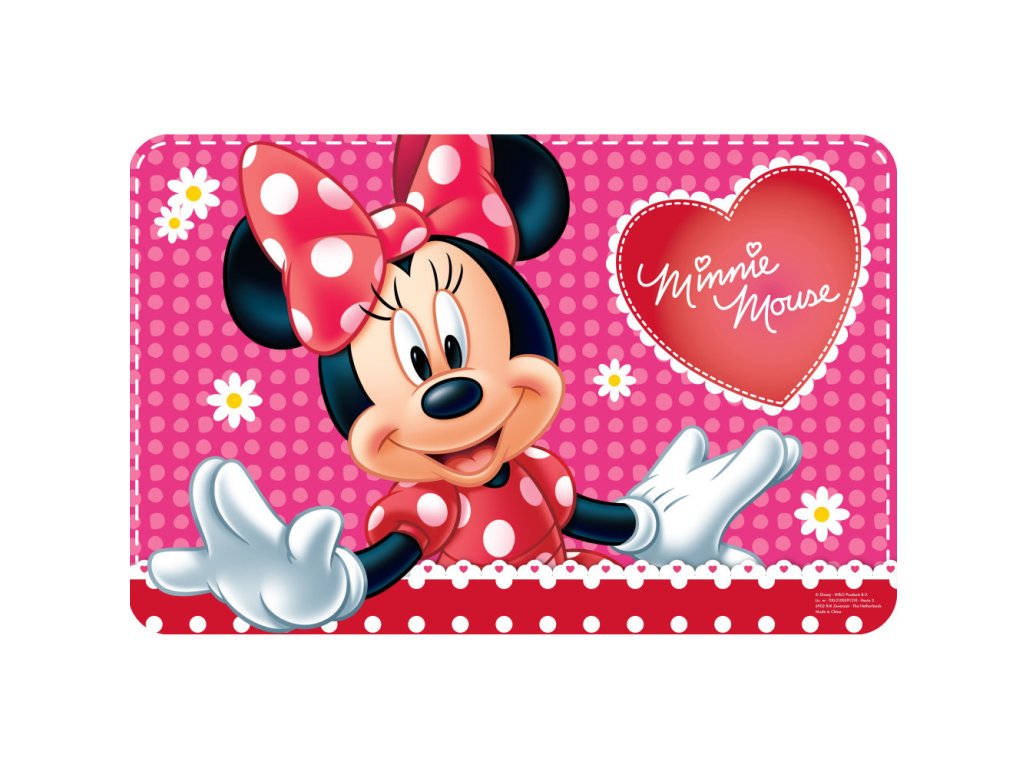 Minnie Mouse prestieranie na stôl